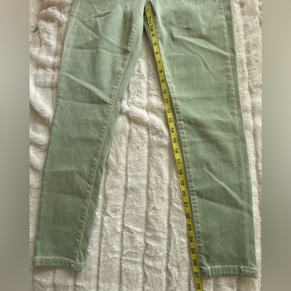 NEW Lauren Ralph Lauren Premier Skinny Ankle Light Green Jeans Size 6 - Picture 6 of 9